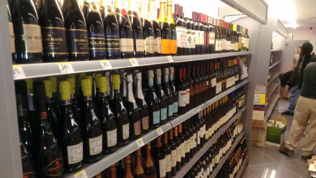 Wine AIsle Walgreens D.C.