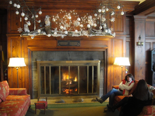 Lodge Fireplace