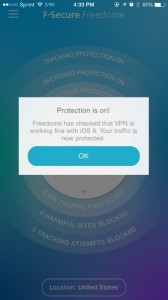 online privacy with F-secure Freedome