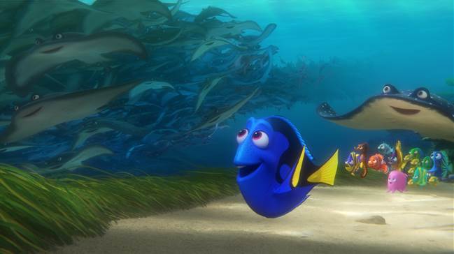 finding nemo dory and marlin just keep swimming