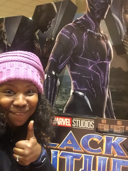Me at Black Panther 