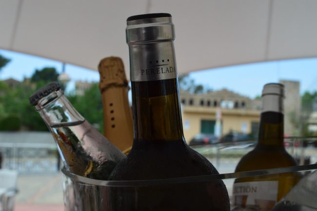 wine bottles in Perelada